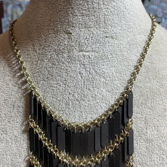 Bohemian Tribal Statement Drop Necklace18” L - Picture 3 of 5